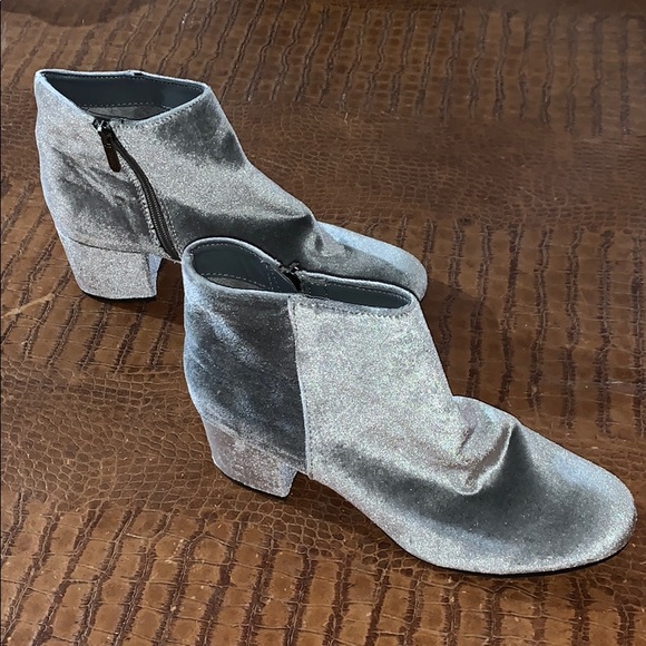 Sam Edelman Circus Gray Velvet Boots Size 10 - Picture 3 of 7